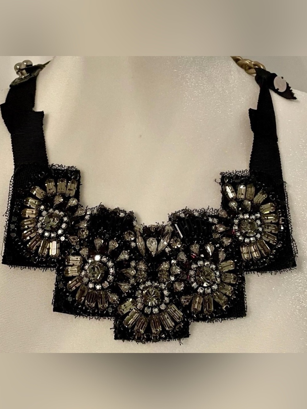Phillip Lim 3.1 Necklace Signed Designer Statement Swarovski Crystals